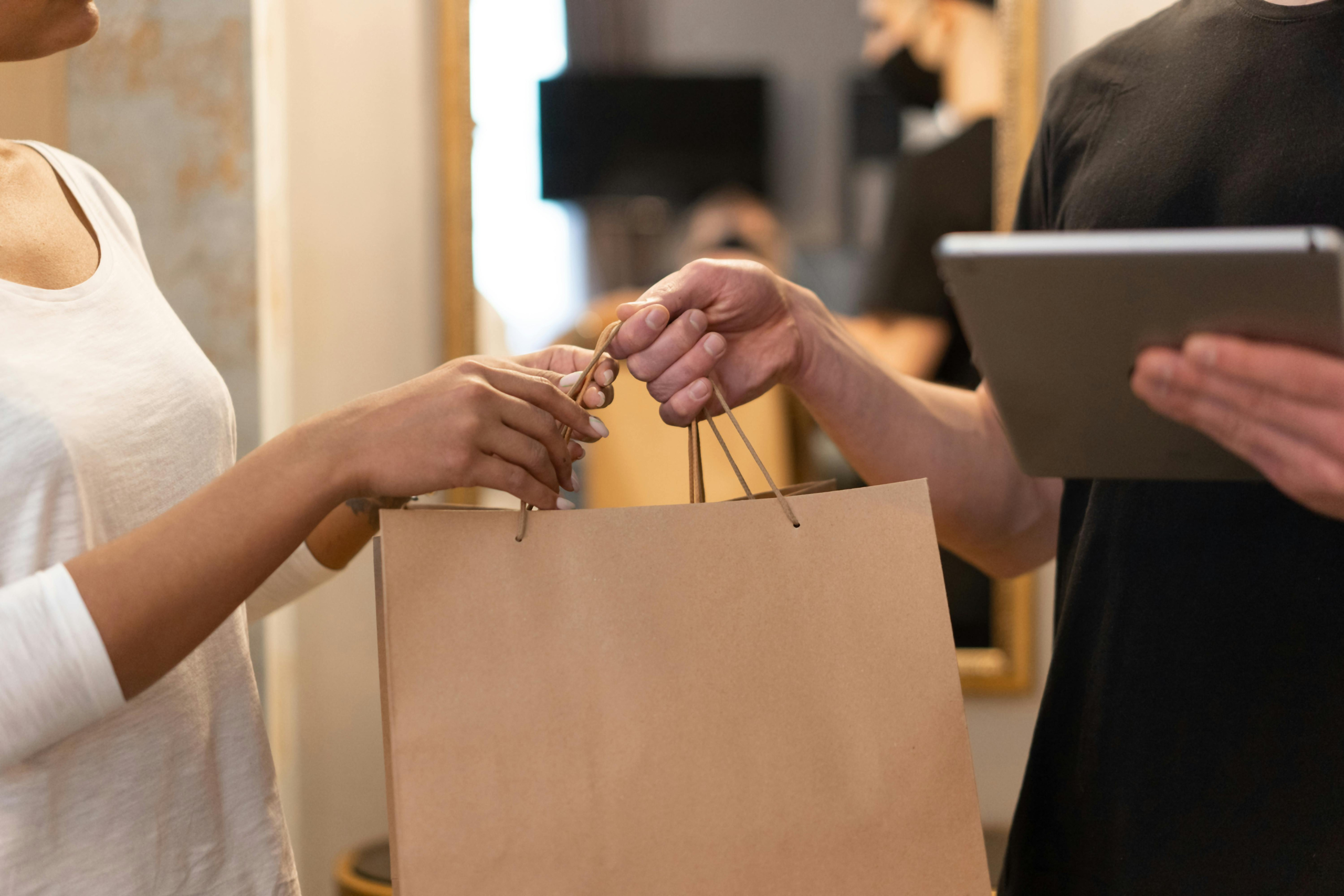Winkel medewerker kappers- producten